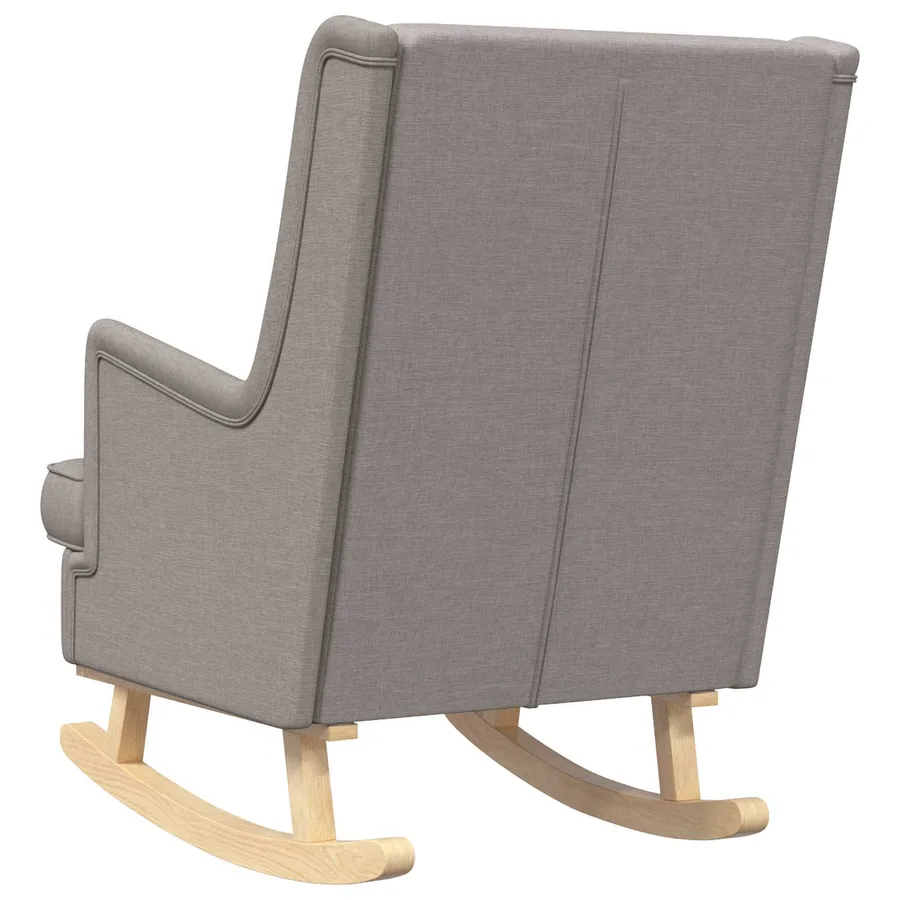 Chaise à bascule Taupe 62 x 80 x 85 cm tissu - 6