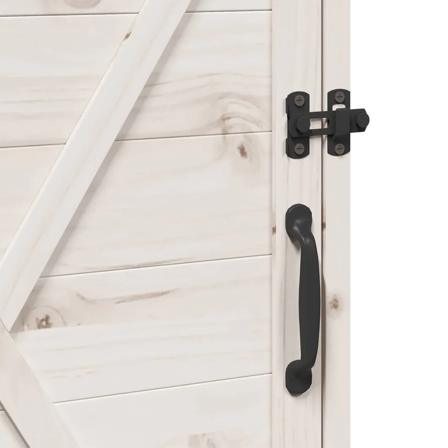 Abri de jardin Blanc 59,5 x 56 x 113,5 cm Bois de Sapin Massif - 9