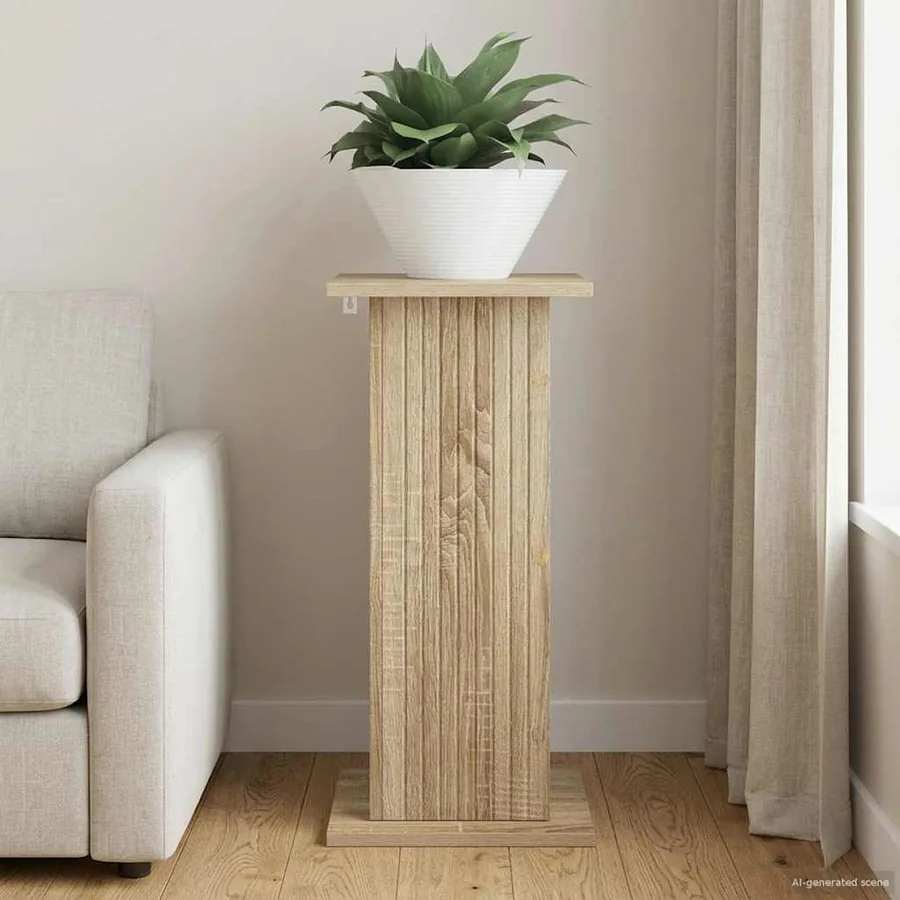 Support de Plante Chêne Sonoma 30,5 x 30 x 60,5 cm