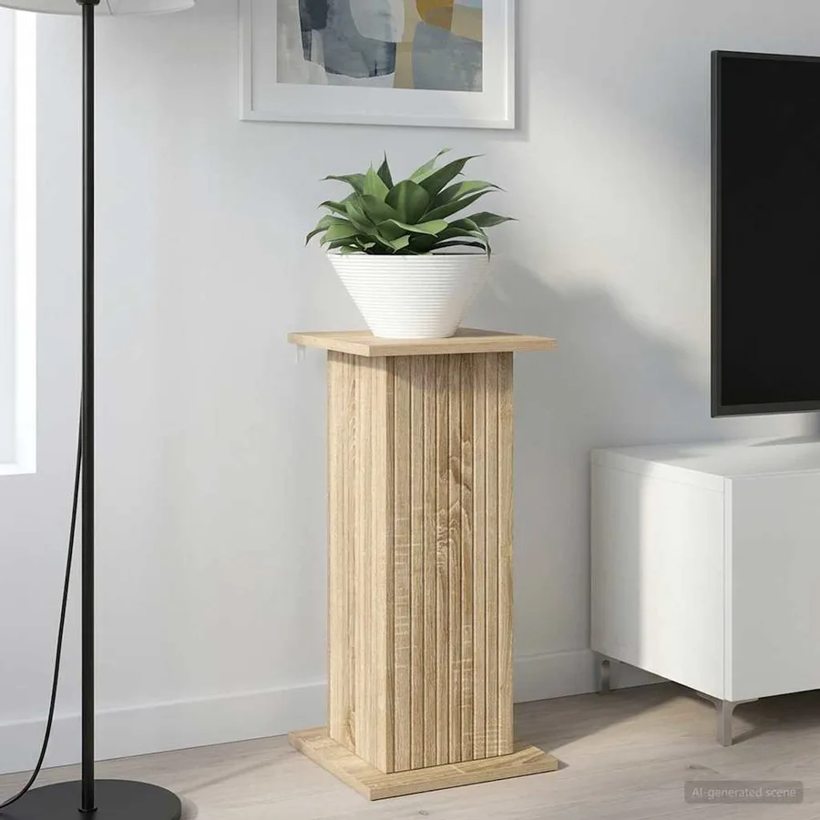 Support de Plante Chêne Sonoma 30,5 x 30 x 60,5 cm - 4