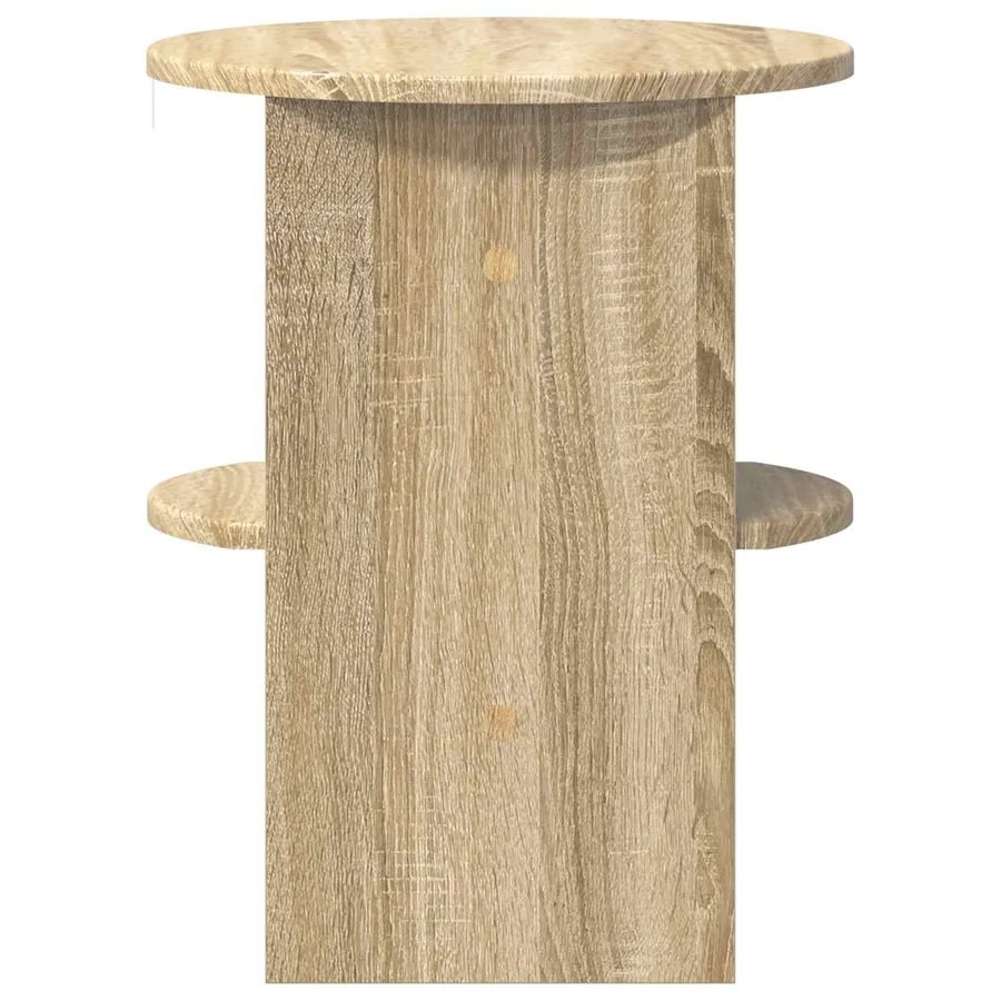 Meuble d'appoint 2 pcs Chêne Sonoma Ø40 x 50 cm - 7