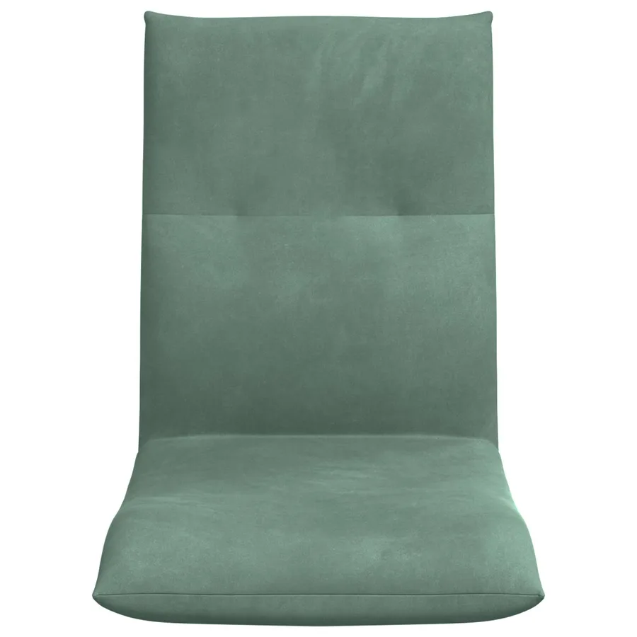 Fauteuil de sol ajustable Vert Mer Velours - 4