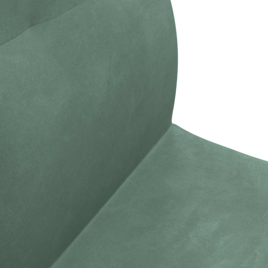 Fauteuil de sol ajustable Vert Mer Velours - 7