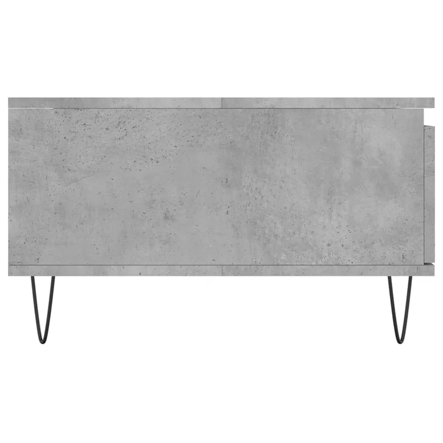 Table basse gris béton 90x60x35 cm bois d'ingénierie - 7