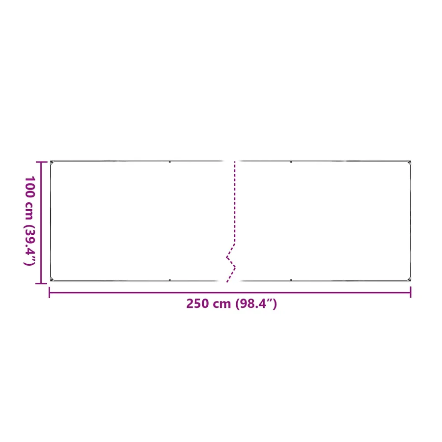 Couverture pour plantes Transparent 2,5 x 1 m PVC - 10