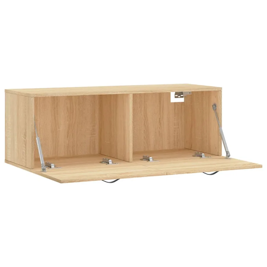 Armoire murale chêne sonoma 100x36,5x35 cm bois d'ingénierie - 4