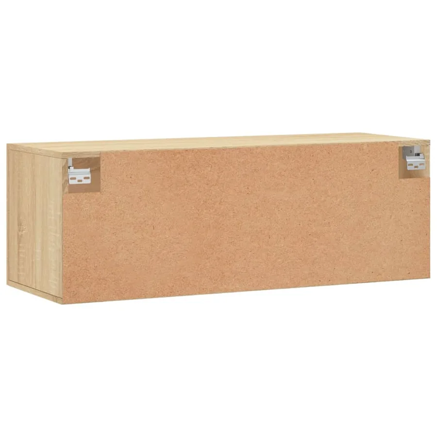 Armoire murale chêne sonoma 100x36,5x35 cm bois d'ingénierie - 5