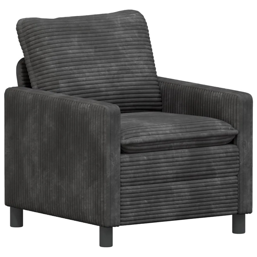 Canapé Gris foncé 76 x 81 x 87,5 cm Polyester - 2