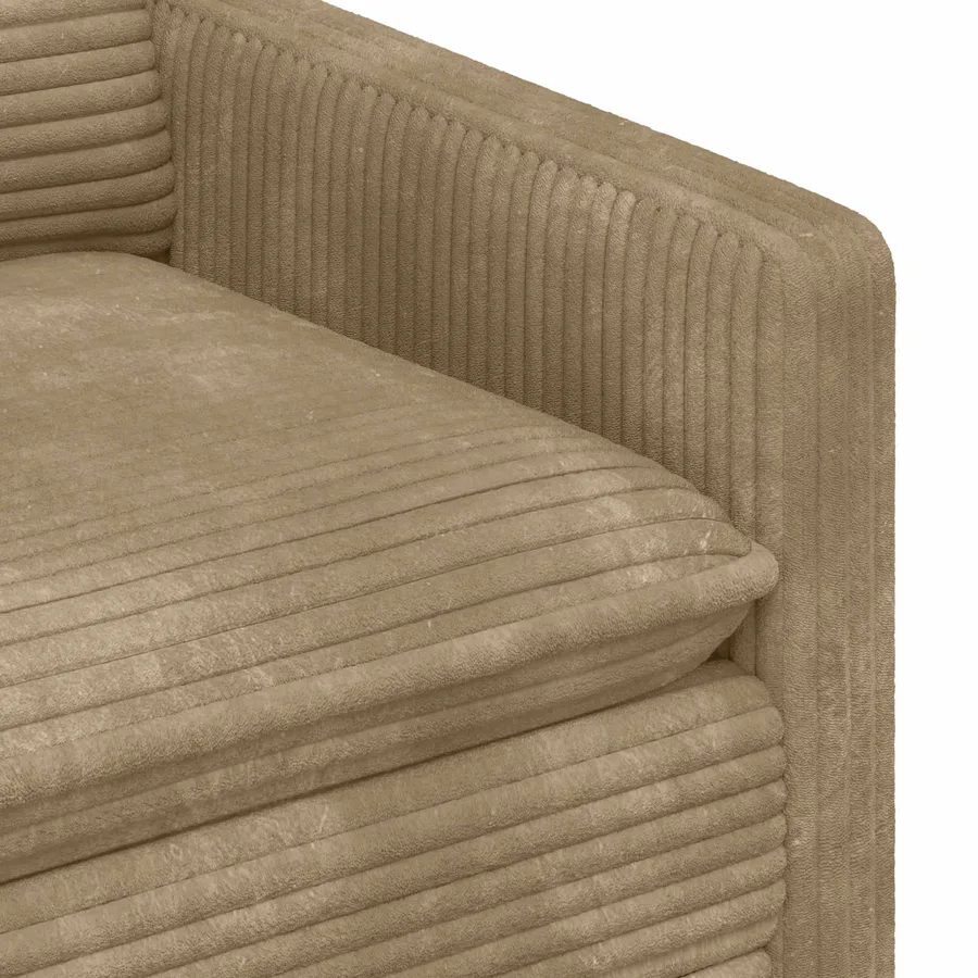 Canapé Taupe 76 x 81 x 87,5 cm Polyester - 6
