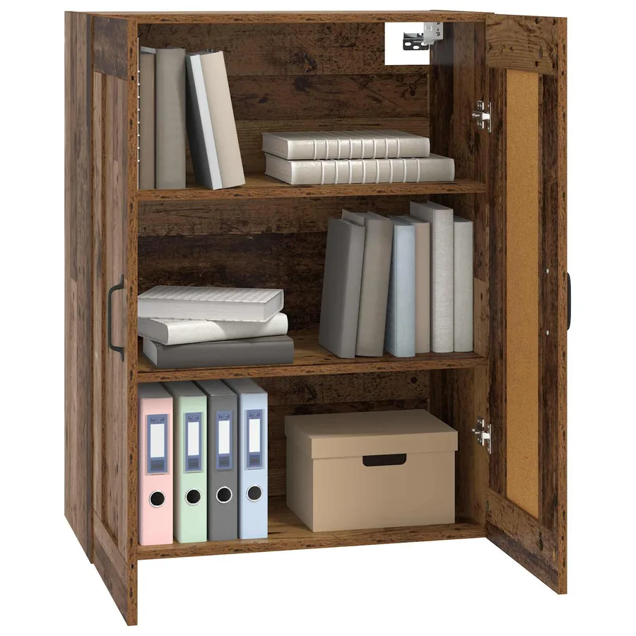 Meuble mural Bois ancien 69,5 x 34 x 90 cm Bois d'ingénierie - 2