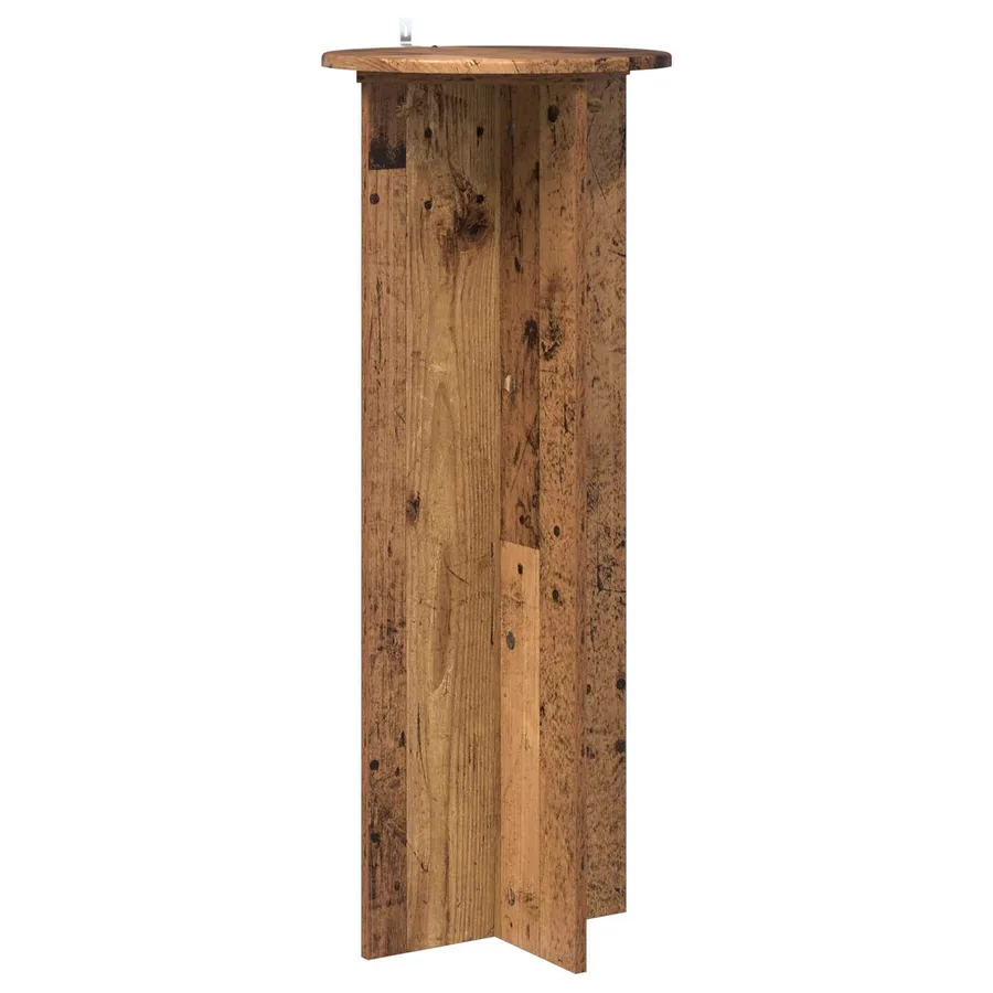 Support de Plante 2 pcs Bois ancien Ø40 x 100 cm - 5