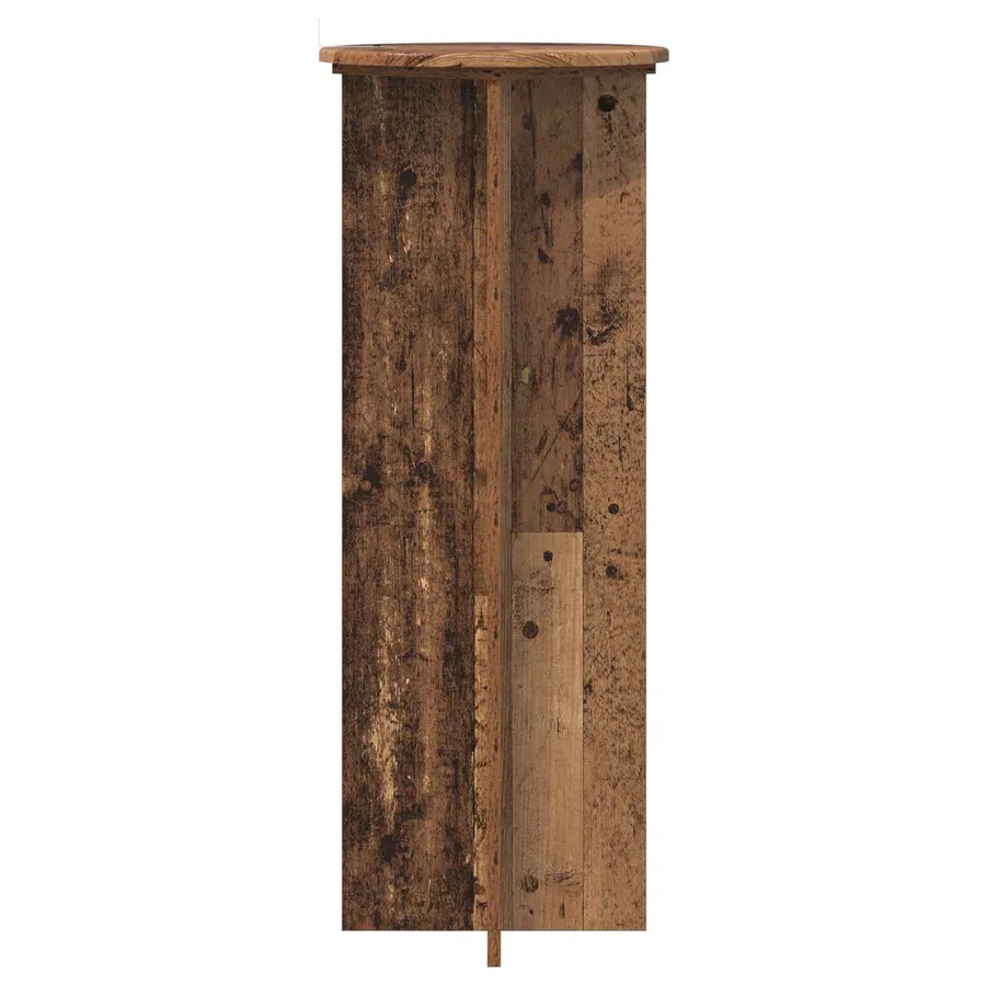 Support de Plante 2 pcs Bois ancien Ø40 x 100 cm - 7