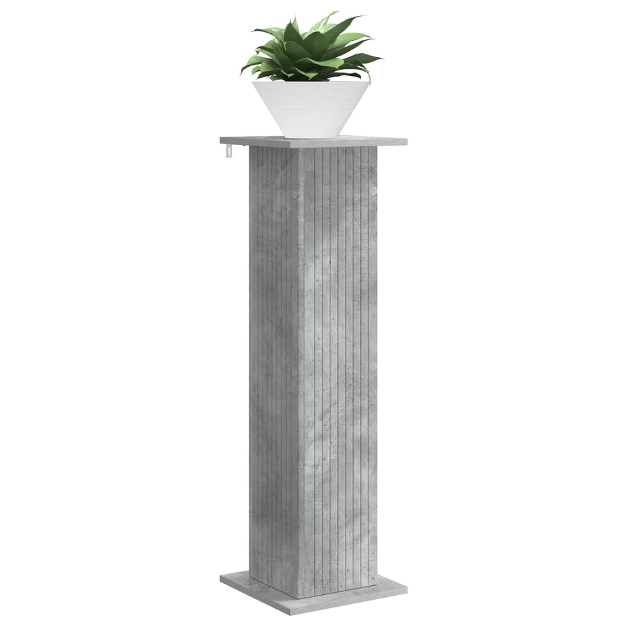 Support de Plante Gris béton 30,5 x 30 x 100,5 cm - 3