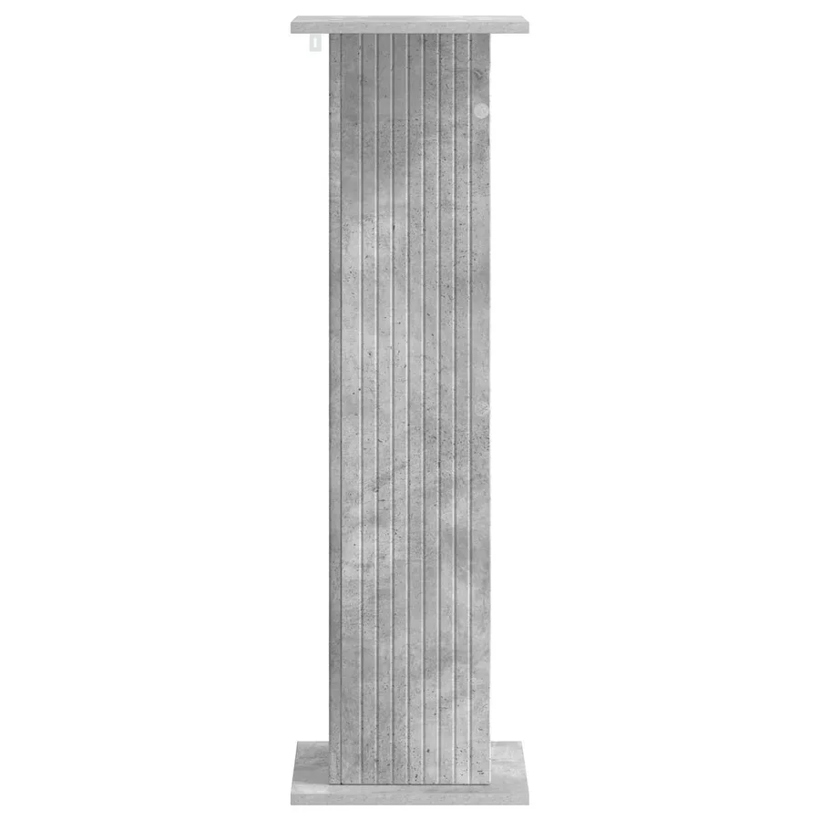 Support de Plante Gris béton 30,5 x 30 x 100,5 cm - 5
