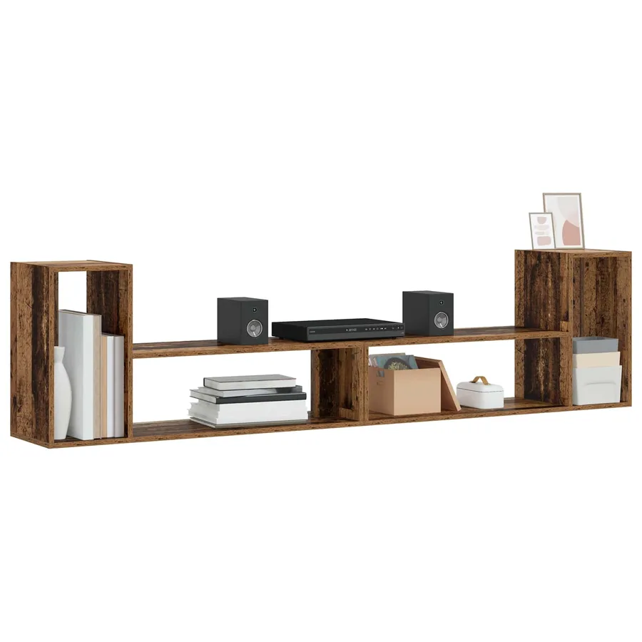 Meuble TV 100 x 30 x 50 cm Bois ancien Bois d'ingénierie - 2