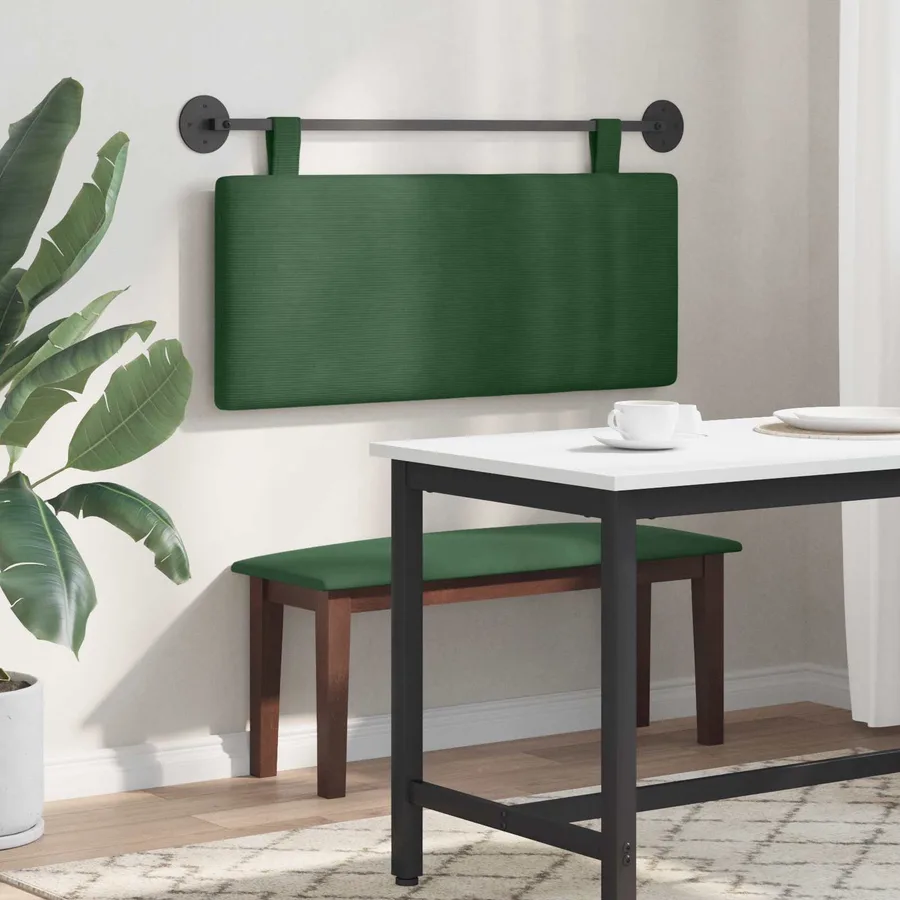 Tête de lit suspendue Tissu en velours côtelé - 4