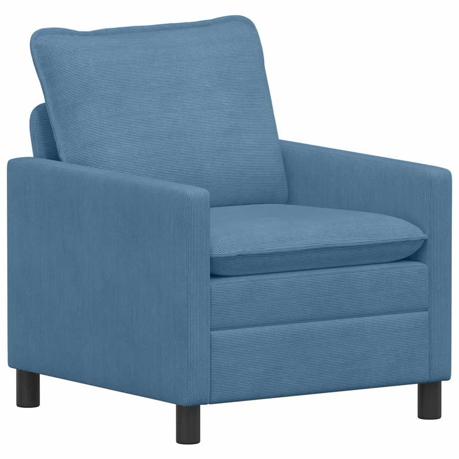 Canapé Bleu 76 x 81 x 87,5 cm Tissu - 2