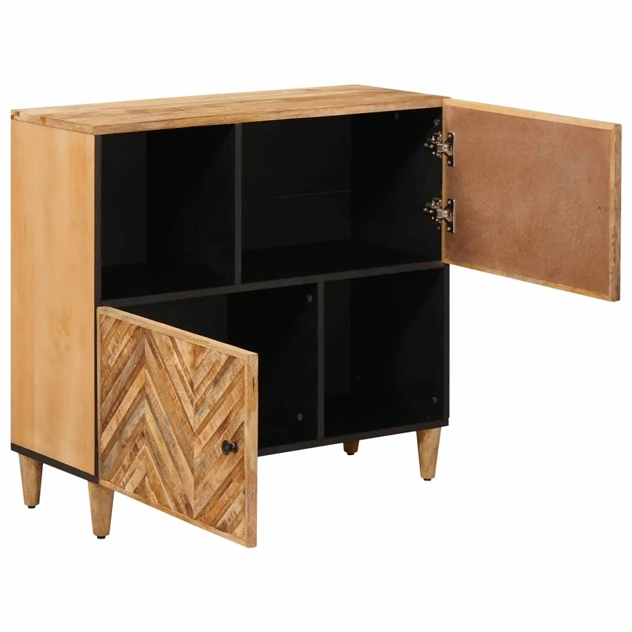 Armoires de rangement avec stockage Marron 80 x 33,5 x 75 cm - 2