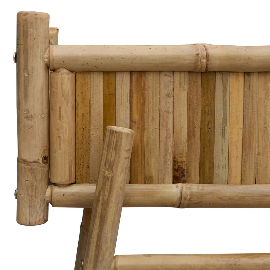 Jardinière avec support Naturel 50 x 38 x 114 cm Bambou - 7