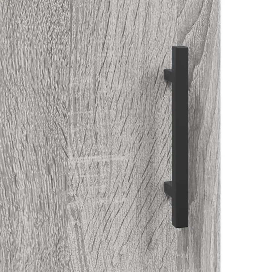 Buffet haut Sonoma gris 69,5x34x180 cm Bois d'ingénierie - 9