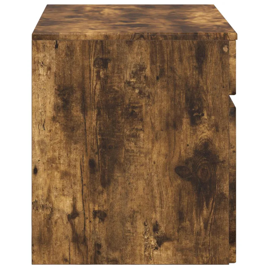 Cabinet de Salle de Bain Mural Chêne fumé 59 x 44,5 x 50 cm - 4