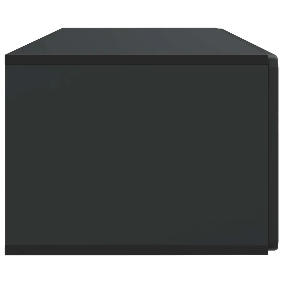 Meuble TV mural 98 x 41 x 30 cm Noir Bois d'ingénierie - 7
