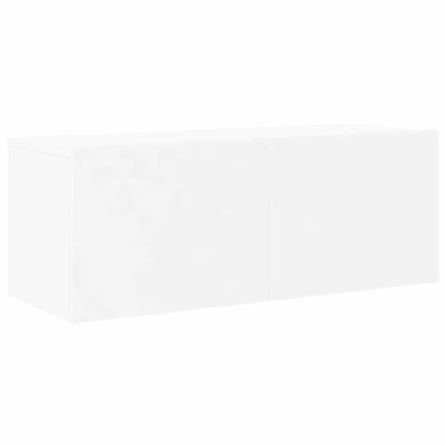 Ensemble de meubles TV 8 pcs Blanc Bois d'ingénierie - 4