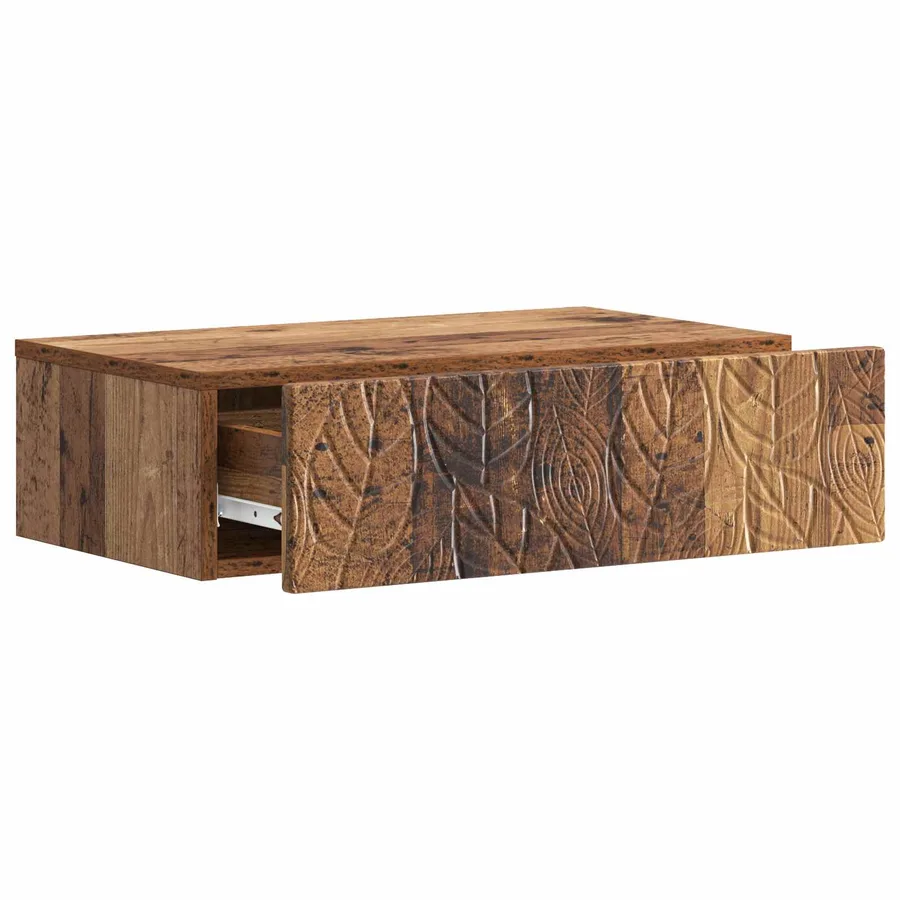 Table d'appoint murale Bois ancien 59 x 34,5 x 17 cm - 3