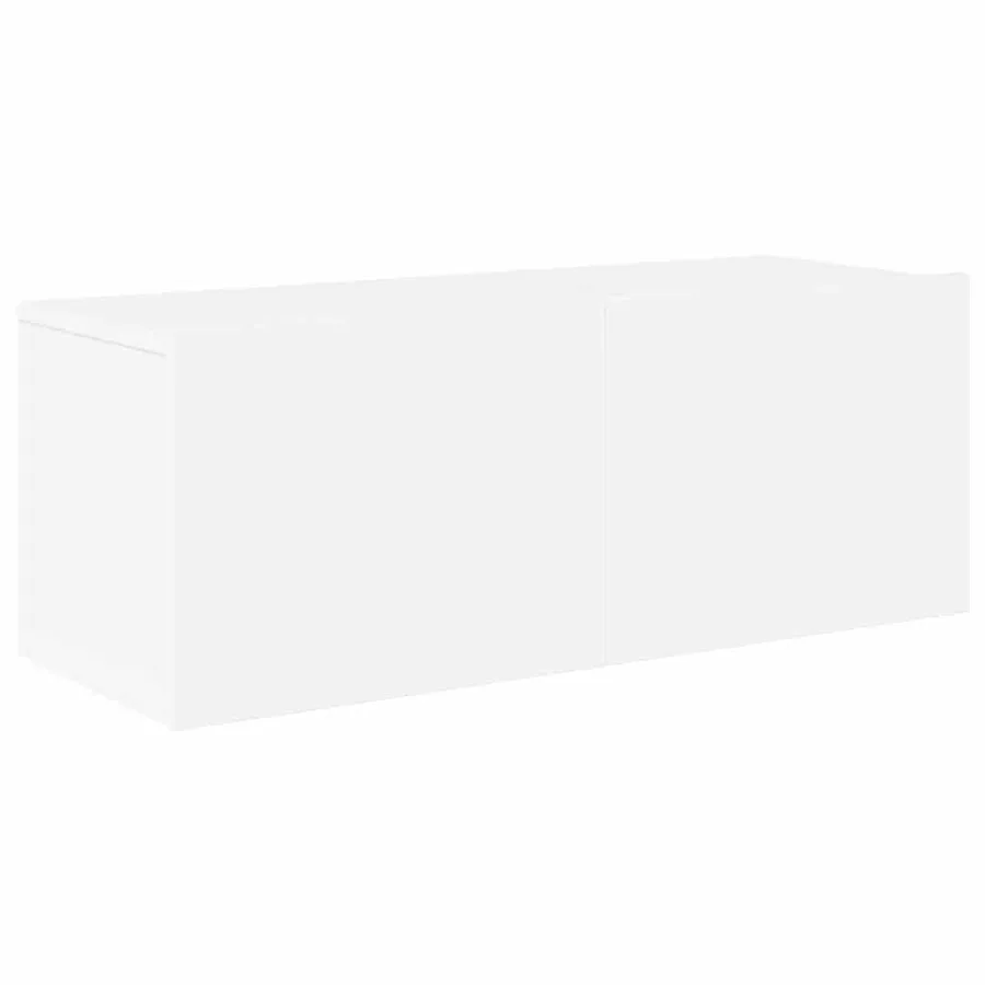 Ensemble de meubles TV 5 pcs Blanc Bois d'ingénierie - 4