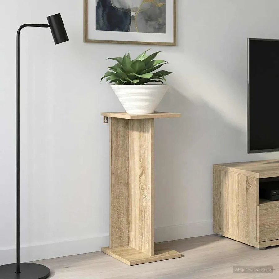 Support de Plante Chêne Sonoma 25 x 25,5 x 60,5 cm