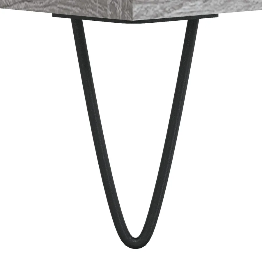 Table basse sonoma gris 90x60x35 cm bois d'ingénierie - 9