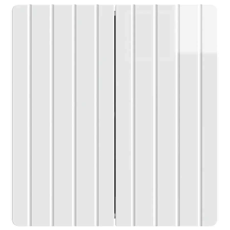 Armoire Murale Blanc brillant 59 x 31 x 64 cm Bois d'ingénierie - 4