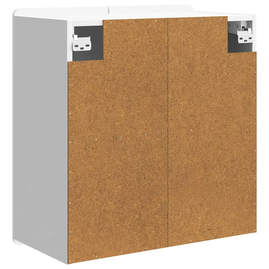 Armoire Murale Blanc brillant 59 x 31 x 64 cm Bois d'ingénierie - 6