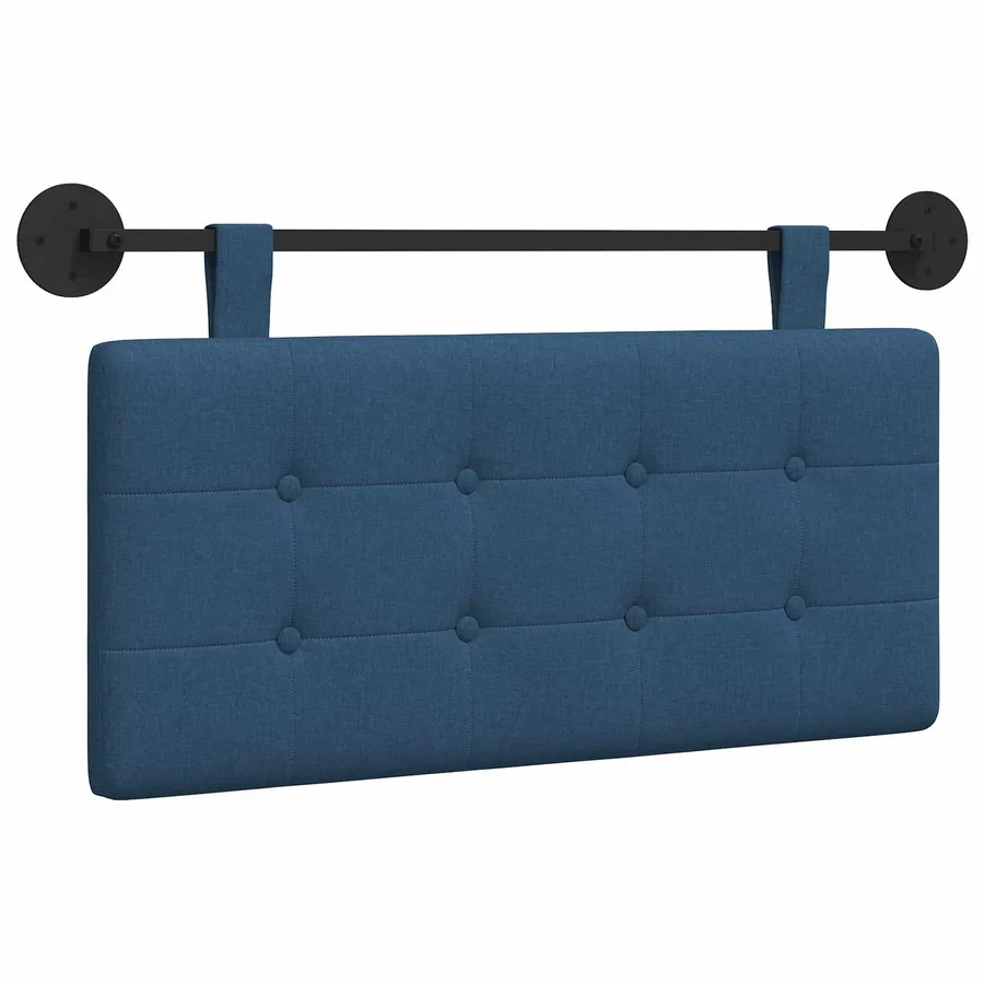 Tête de lit suspendue Bleu Tissu - 2