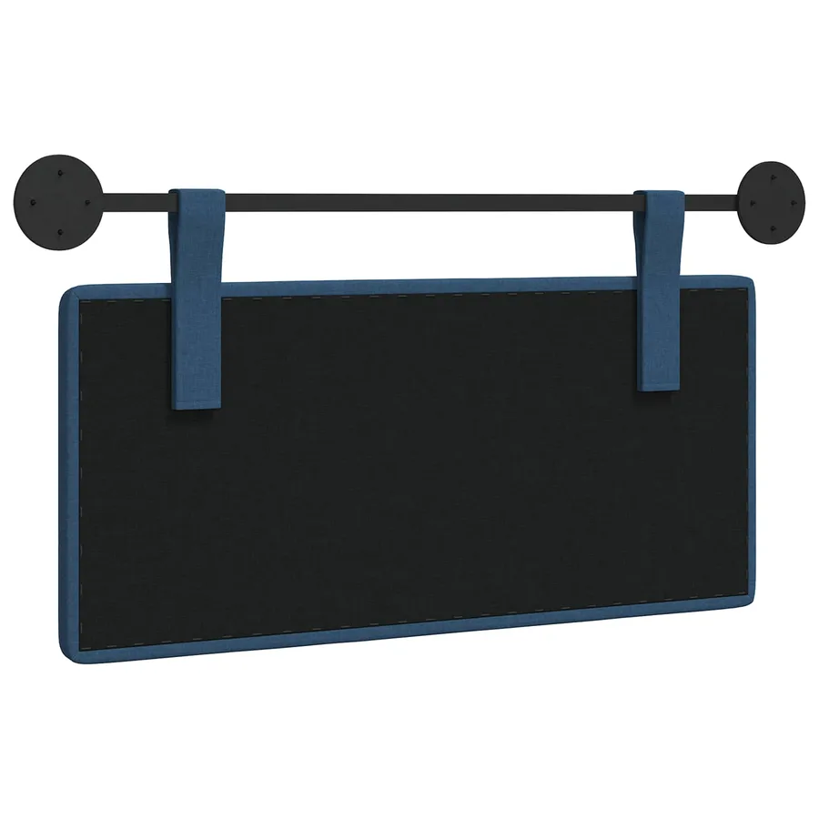 Tête de lit suspendue Bleu Tissu - 7