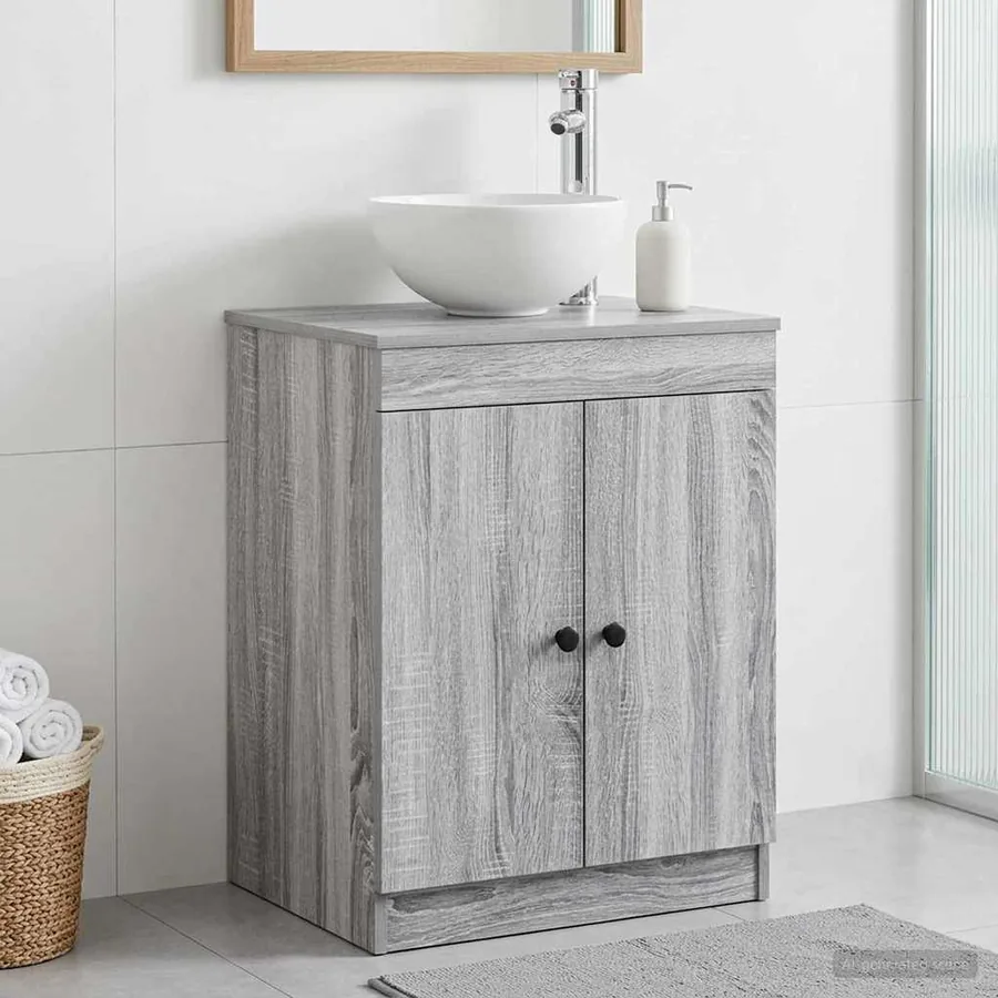 Armoire de salle de bain Sonoma gris 54 x 41 x 70 cm