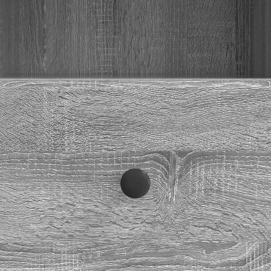 Meuble TV Sonoma gris 102 x 34,5 x 50 cm Bois d'ingénierie - 10