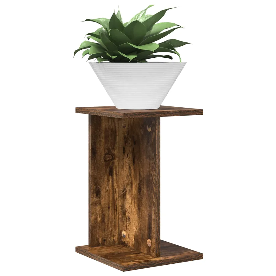 Support de Plante 2 pc Chêne Fumé 25 x 25,5 x 40,5 cm - 3