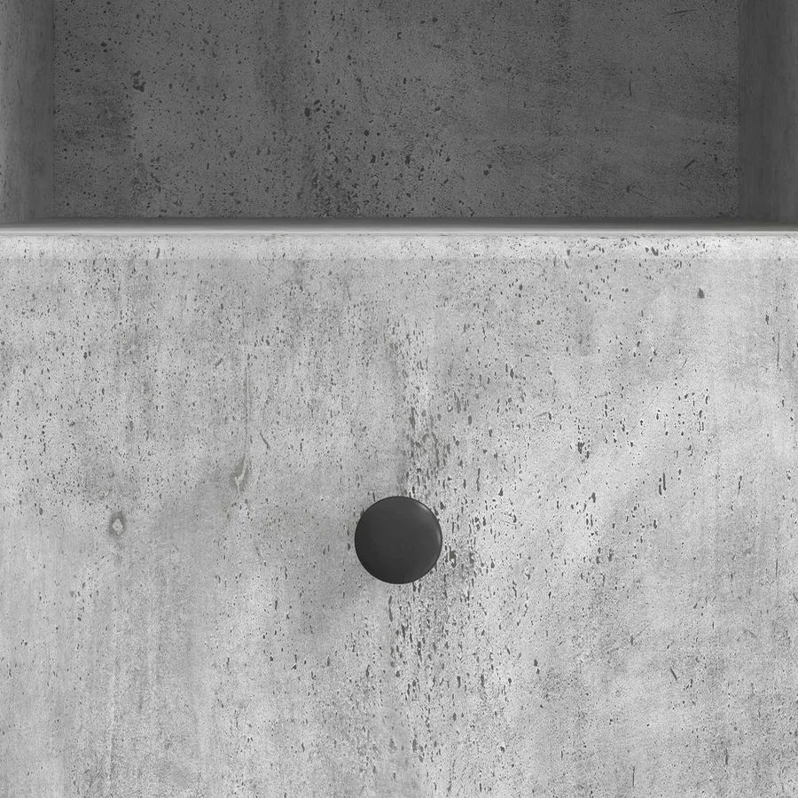 Meuble TV Gris béton 102 x 34,5 x 50 cm Bois d'ingénierie - 10
