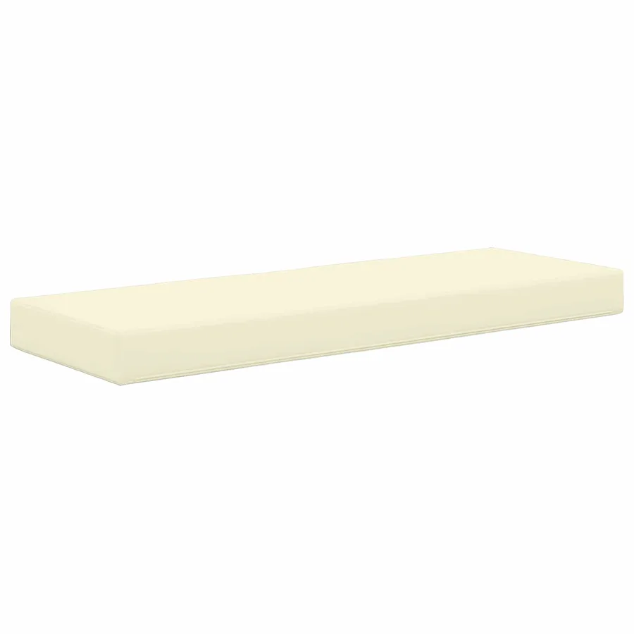 Coussin de Siège d'Extérieur Crème 115 x 40 x 8 cm - 5