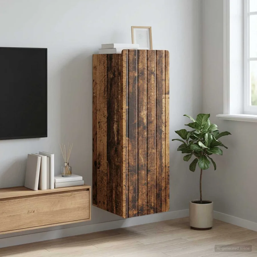 Armoire Murale Bois ancien 33 x 34,5 x 94 cm Bois d'ingénierie