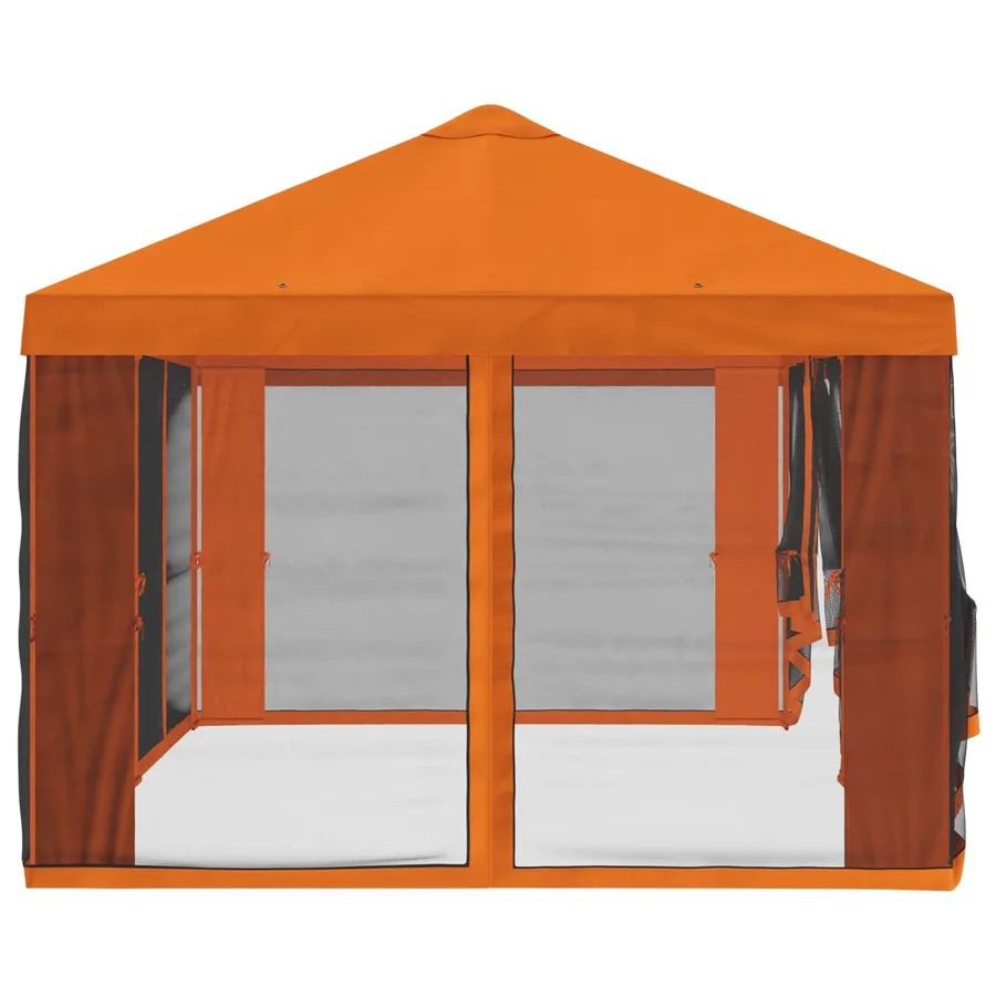 Housse de tonnelle avec murs latéraux Orange 600,5 x 300,5 cm - 6