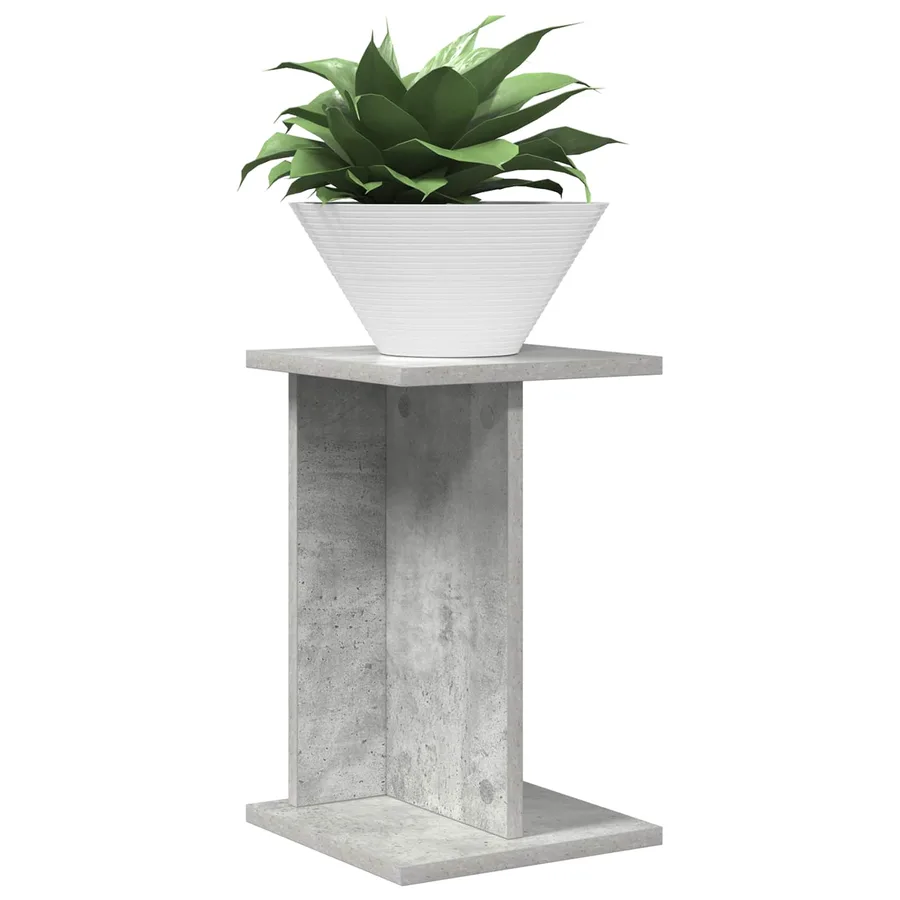 Support de Plante 2 pc Gris Béton 25 x 25,5 x 40,5 cm - 3