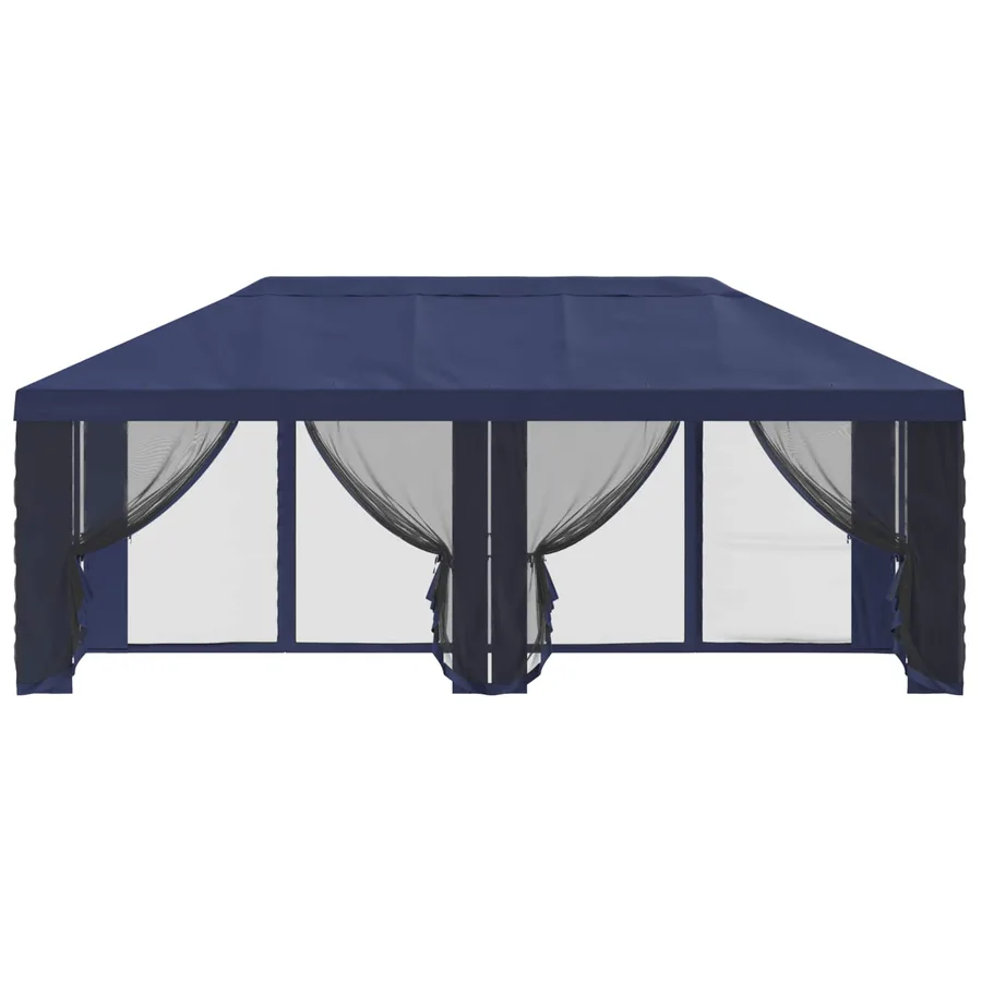 Housse de tonnelle avec murs latéraux Bleu 600,5 x 300,5 cm - 5