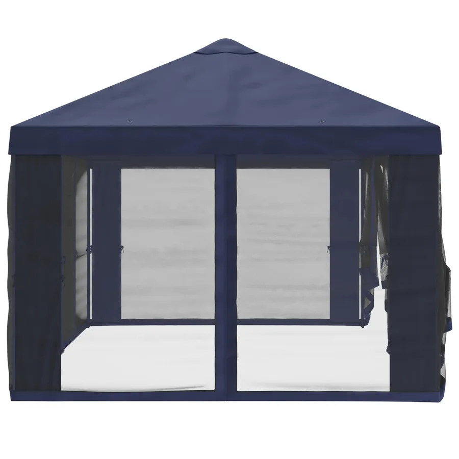 Housse de tonnelle avec murs latéraux Bleu 600,5 x 300,5 cm - 6