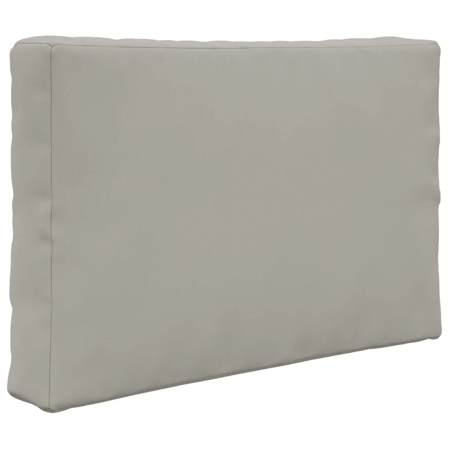 Coussin de canapé d'extérieur 3 pcs Gris Polyester - 5