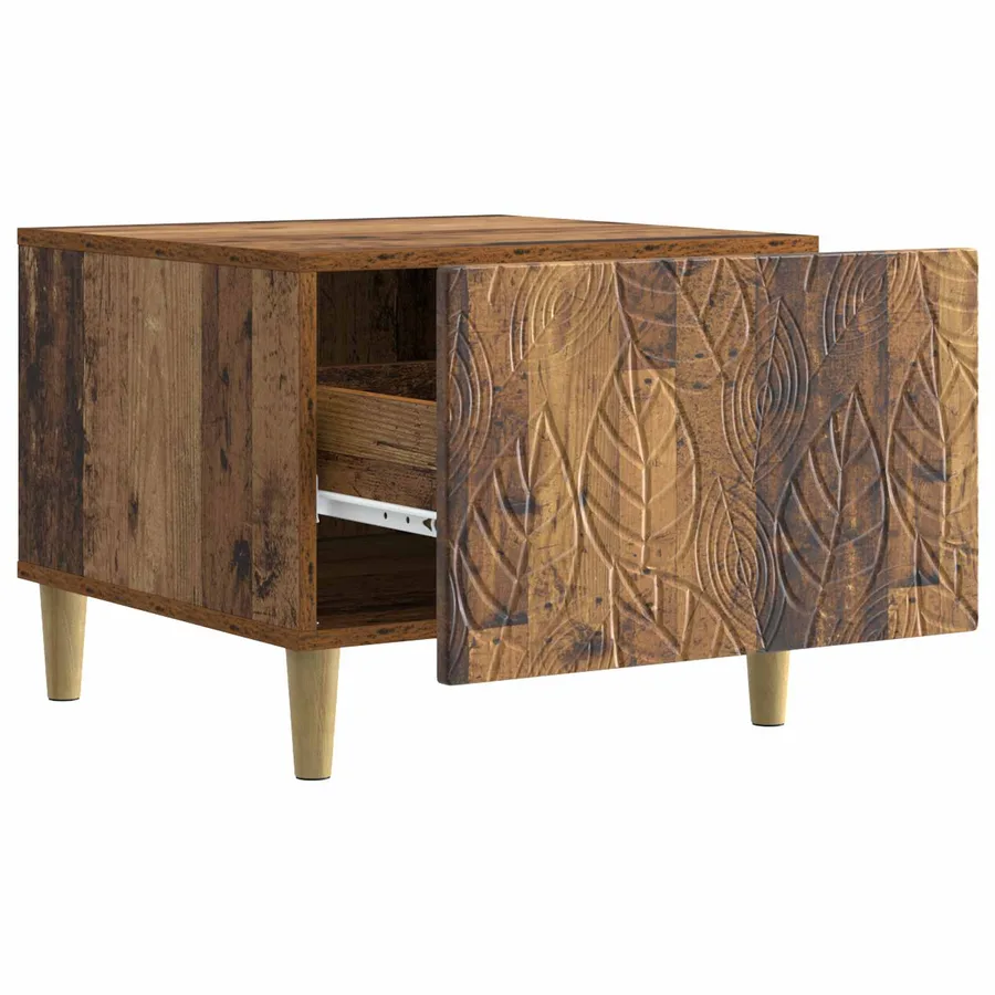 Table basse Bois ancien 50 x 49 x 40 cm Bois d'ingénierie - 3
