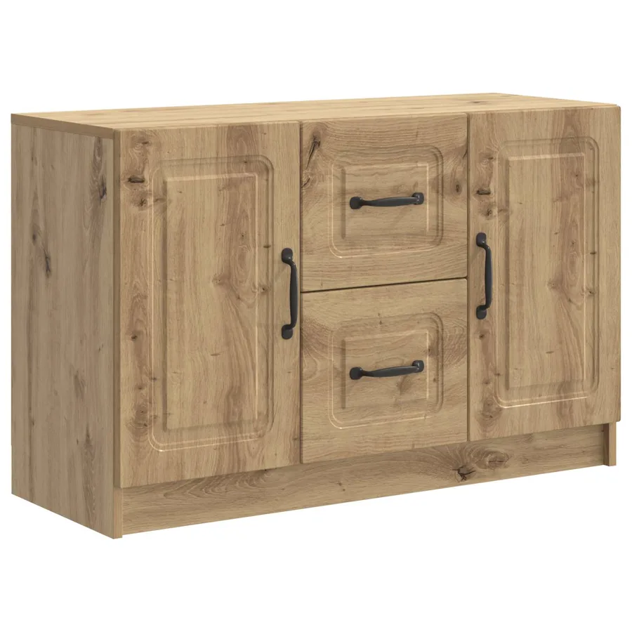 Buffet Chêne artisanal 89 x 34,5 x 57 cm Bois d'ingénierie - 2