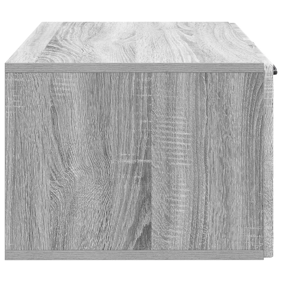 Meuble TV mural Sonoma gris 59,5 x 41 x 30 cm Bois d'ingénierie - 7