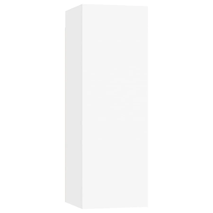 Ensemble de meubles TV 5 pcs Blanc Bois d'ingénierie - 5